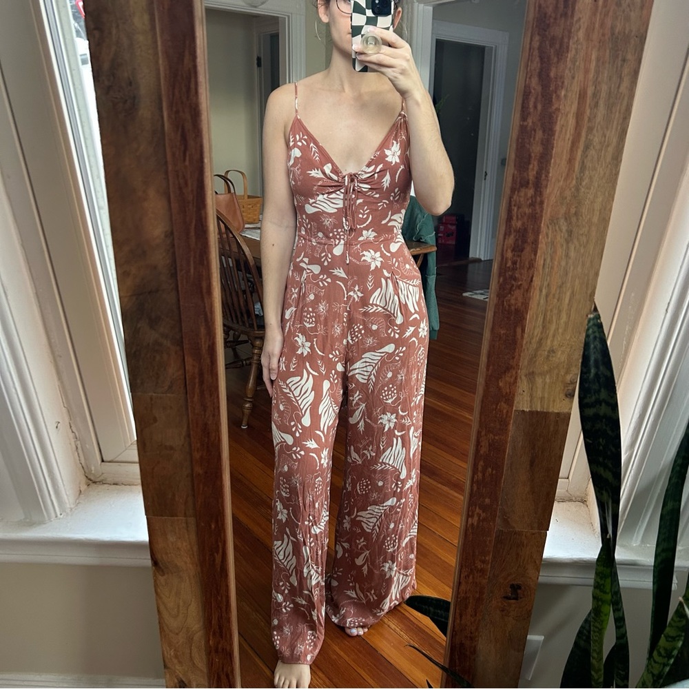 UO Cleobella Haze Cinch-Tye Jumpsuit